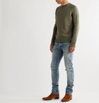 SAINT LAURENT - Distressed Cotton Sweater - Unknown