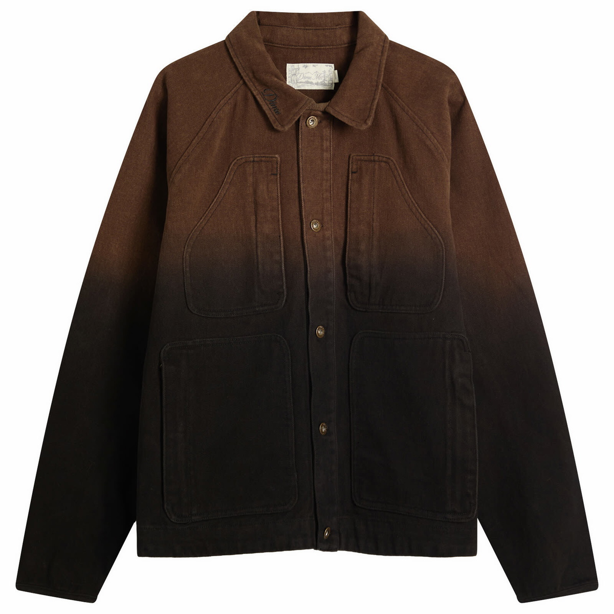 Dime Men's Studded Wool Bomber Jacket in Tan Dime