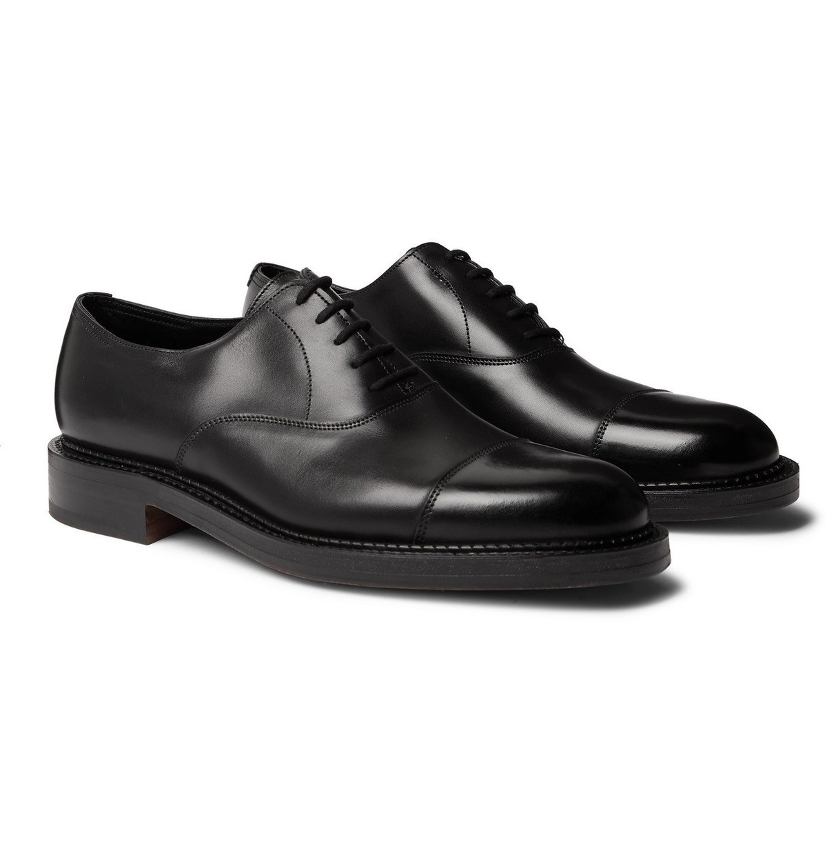 John Lobb - City II Leather Oxford Shoes - Black John Lobb