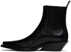Ann Demeulemeester Black Harper Pointy Medium Heel Chelsea Boots