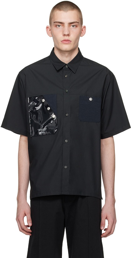 Photo: UNDERCOVER Black Patch Pocket Shirt