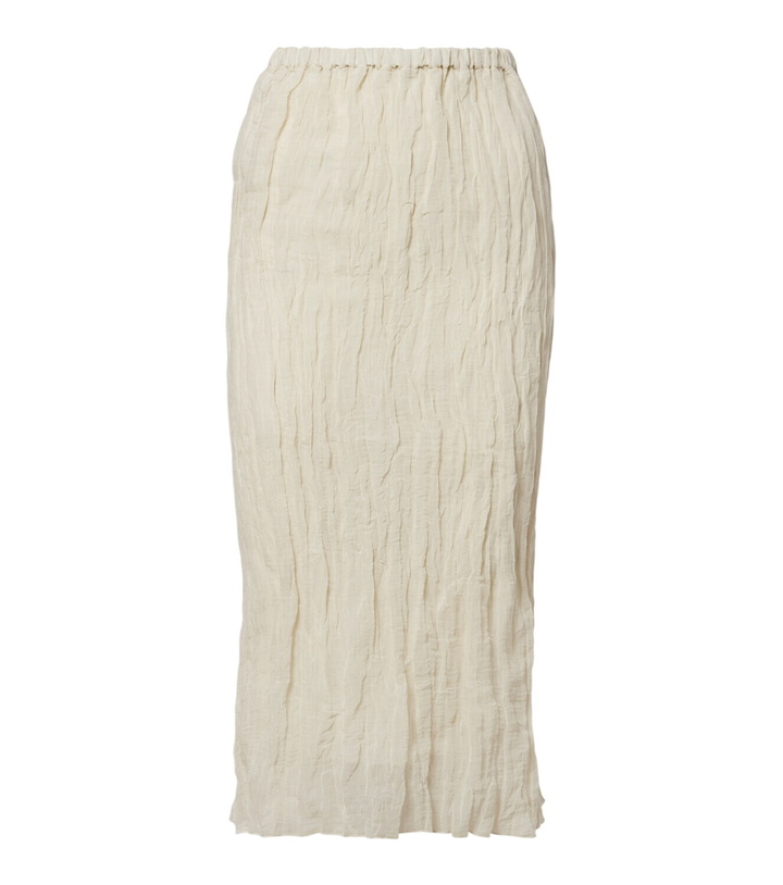 Photo: Róhe Cotton-blend midi skirt