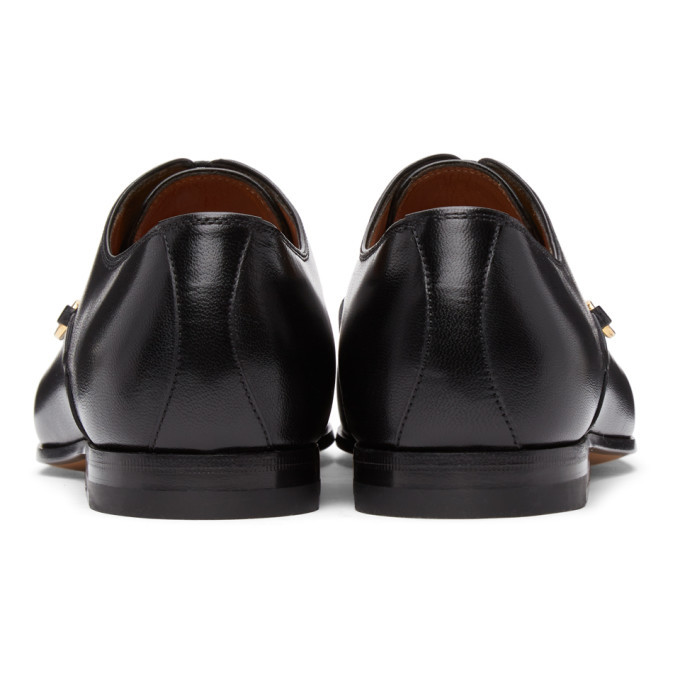 Gucci Black Quentin Lace-Up Derbys Gucci display picture 1