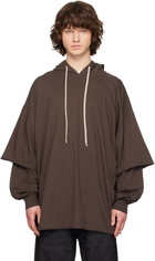 Rick Owens DRKSHDW Gray Temple Tommy Hustler Hoodie