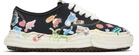 Maison MIHARA YASUHIRO Black 'Baker' OG Sole Sticker Canvas Sneakers