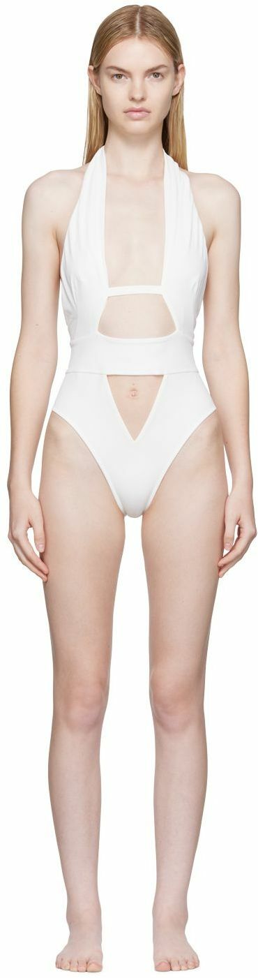 Agent Provocateur White Anja One Piece Swimsuit