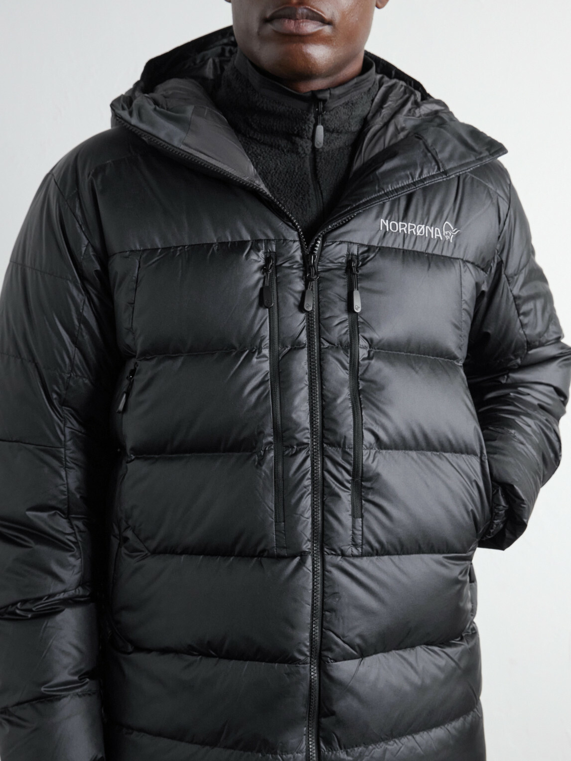 Norrøna - Trollveggen Hooded Quilted Shell Down Jacket - Black