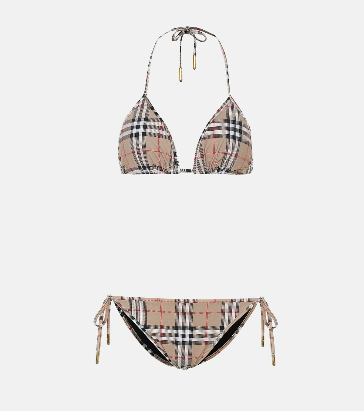 Burberry Burberry Check triangle bikini