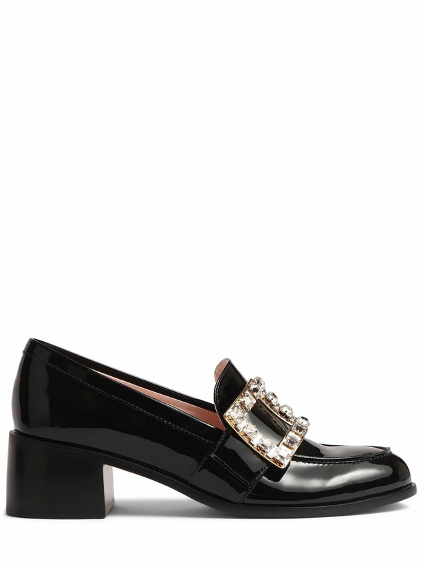 Photo: ROGER VIVIER 55mm Viv Rangers Patent Leather Loafers