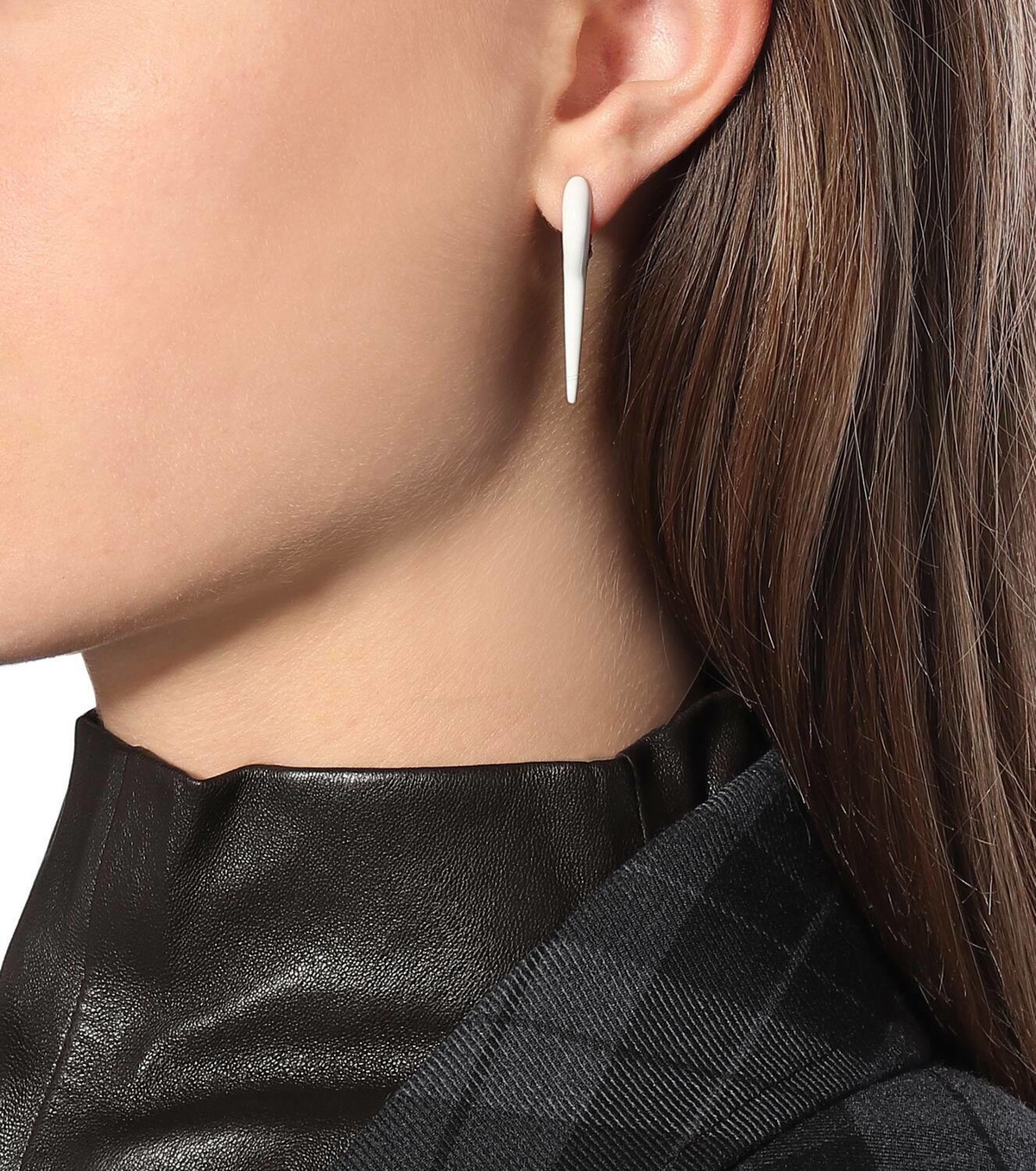 Melissa Kaye Lola Needle 18kt gold earrings