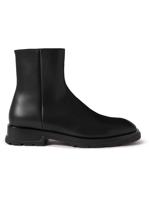 Photo: Alexander McQueen - Leather Chelsea Boots - Black