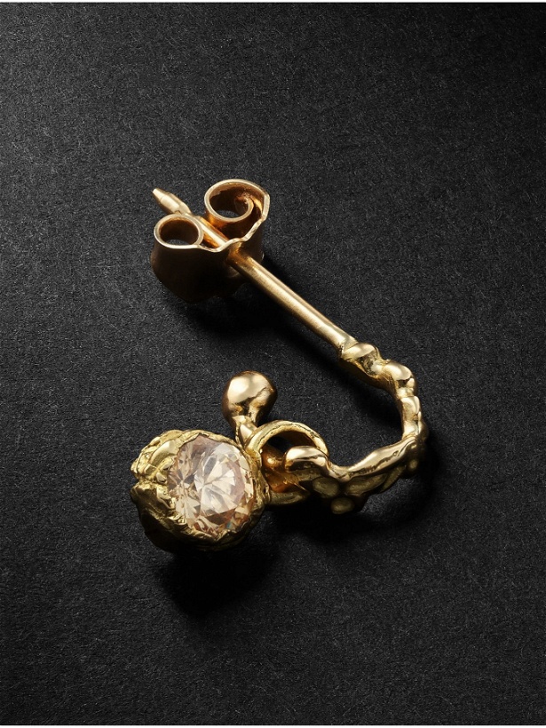 Photo: Healers Fine Jewelry - 18-Karat Gold Citrine Single Earring