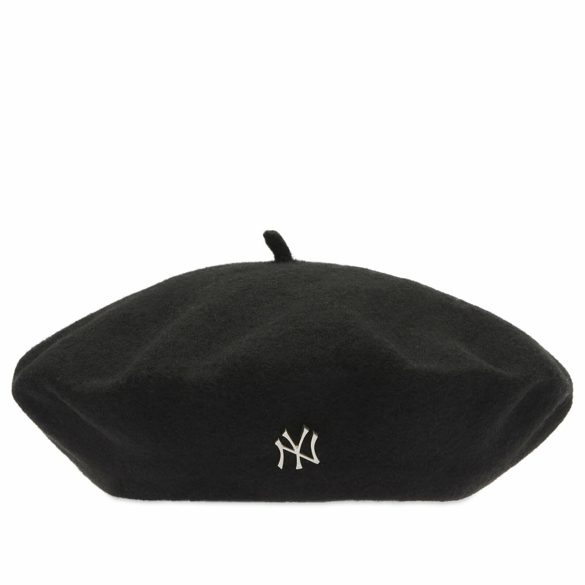 New Era New York Yankees Wool Beret in Black 