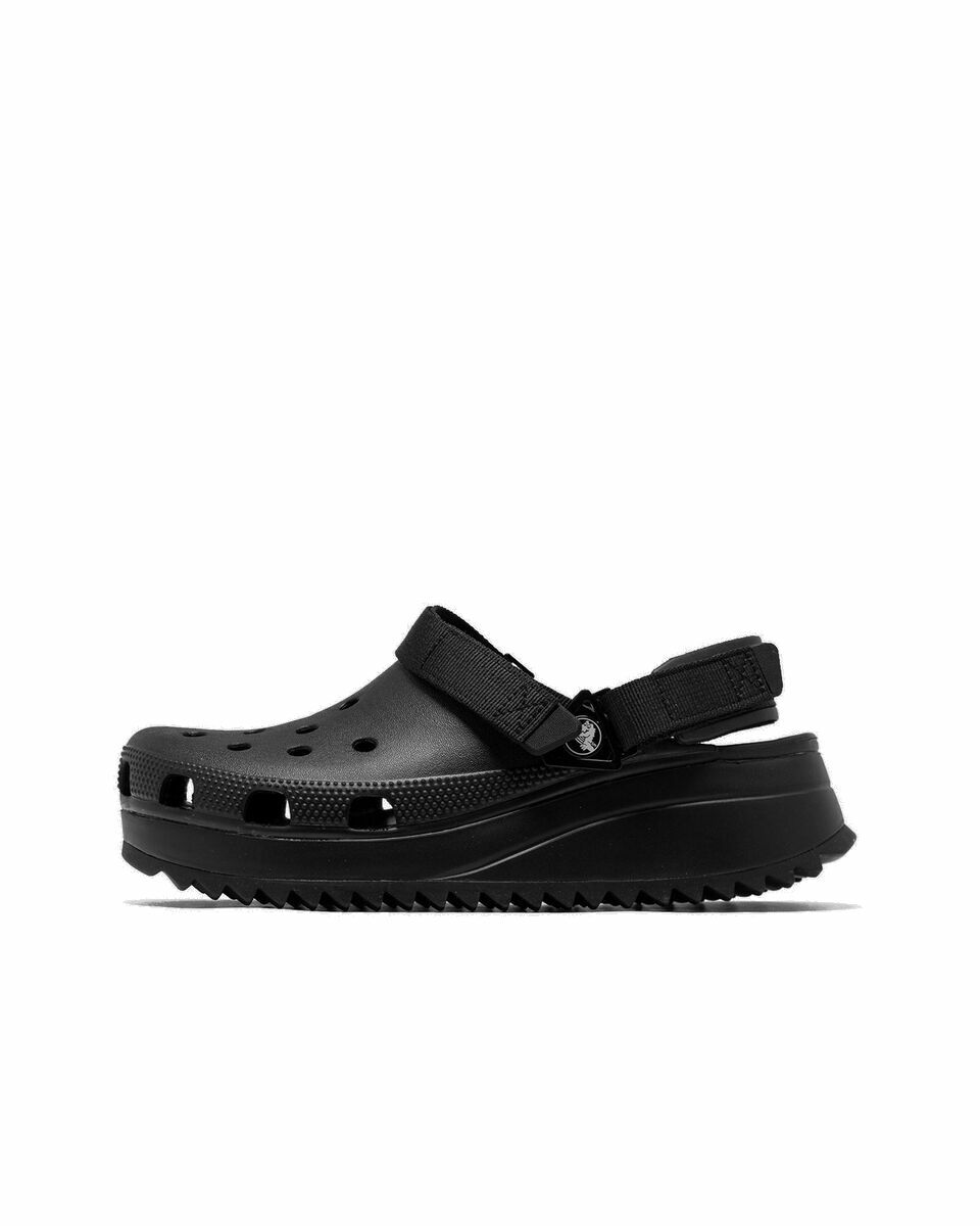 Photo: Crocs Classic Hiker Clog Black - Mens - Sandals & Slides