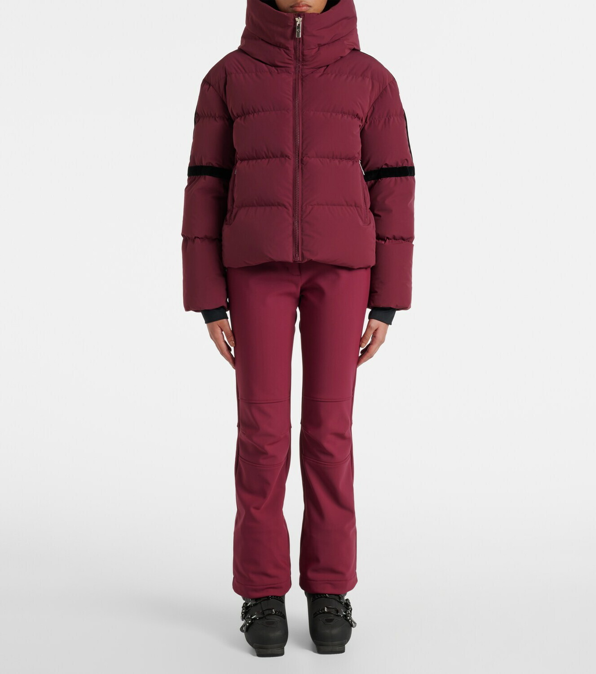 Fusalp Barsy velvet-trimmed down ski jacket