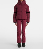 Fusalp Barsy velvet-trimmed down ski jacket