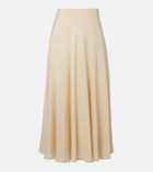 Loro Piana Erika silk midi skirt