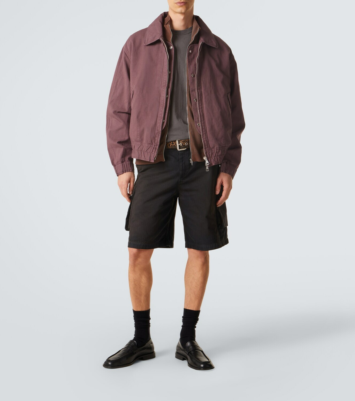 Our Legacy Command cotton and linen bomber jacket