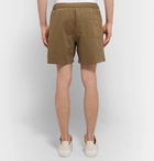 Acne Studios - Rosso Wide-Leg Cotton-Twill Cargo Shorts - Army green