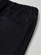 Dunhill - Slim-Fit Pinstriped Wool Suit Trousers - Blue