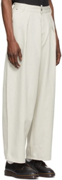 HOPE Off-White Organic Cotton Trousers