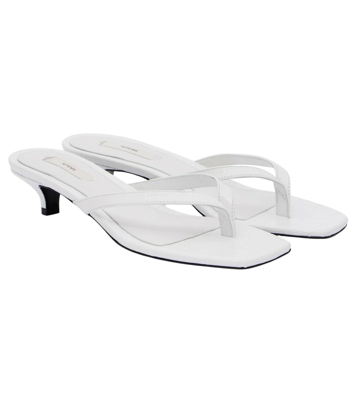 Totême Off-White 'The T-Strap' Sandals Toteme