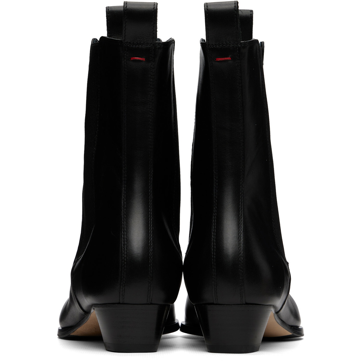 Aeyde Black Kiki Leather Chelsea Boots