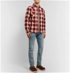 RRL - Checked Cotton-Flannel Shirt - Red