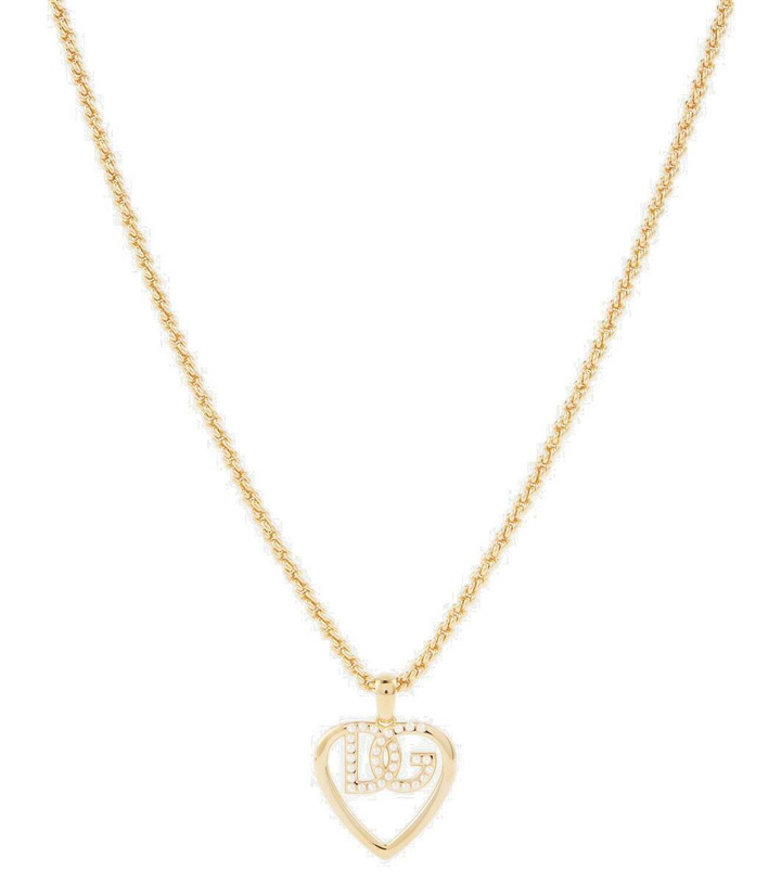 Photo: Dolce&Gabbana DG embellished gold-plated necklace