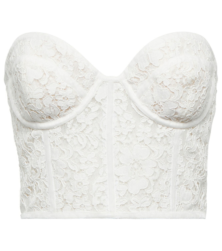 Photo: Costarellos Carina lace bustier