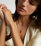 Stone and Strand Bagel Brunch 14kt gold pendant necklace with diamonds