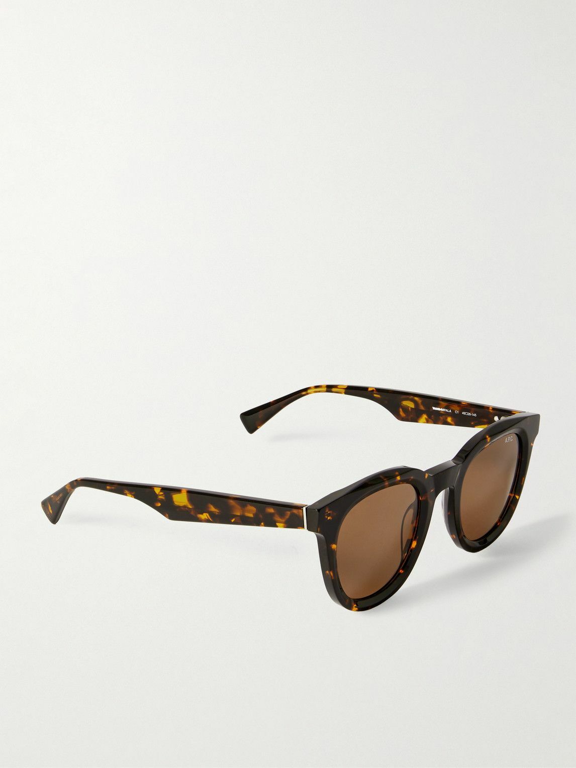 A.P.C. - Tame Impala Lou Round-Frame Tortoiseshell Acetate