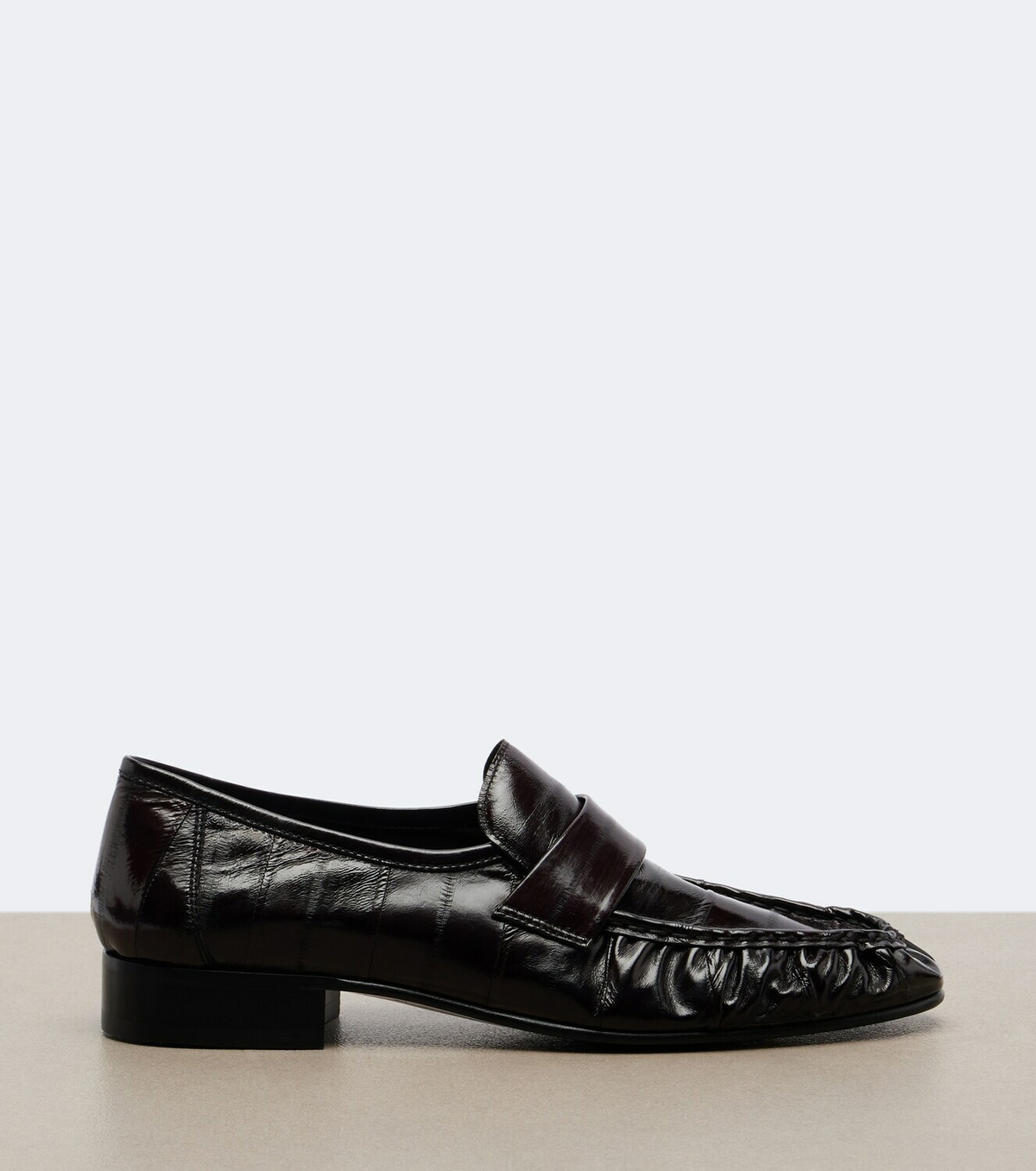 The Row Soft eel leather loafers