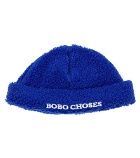 Bobo Choses - Logo faux shearling beanie