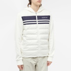 Moncler Men's Down Knit Jacket in White