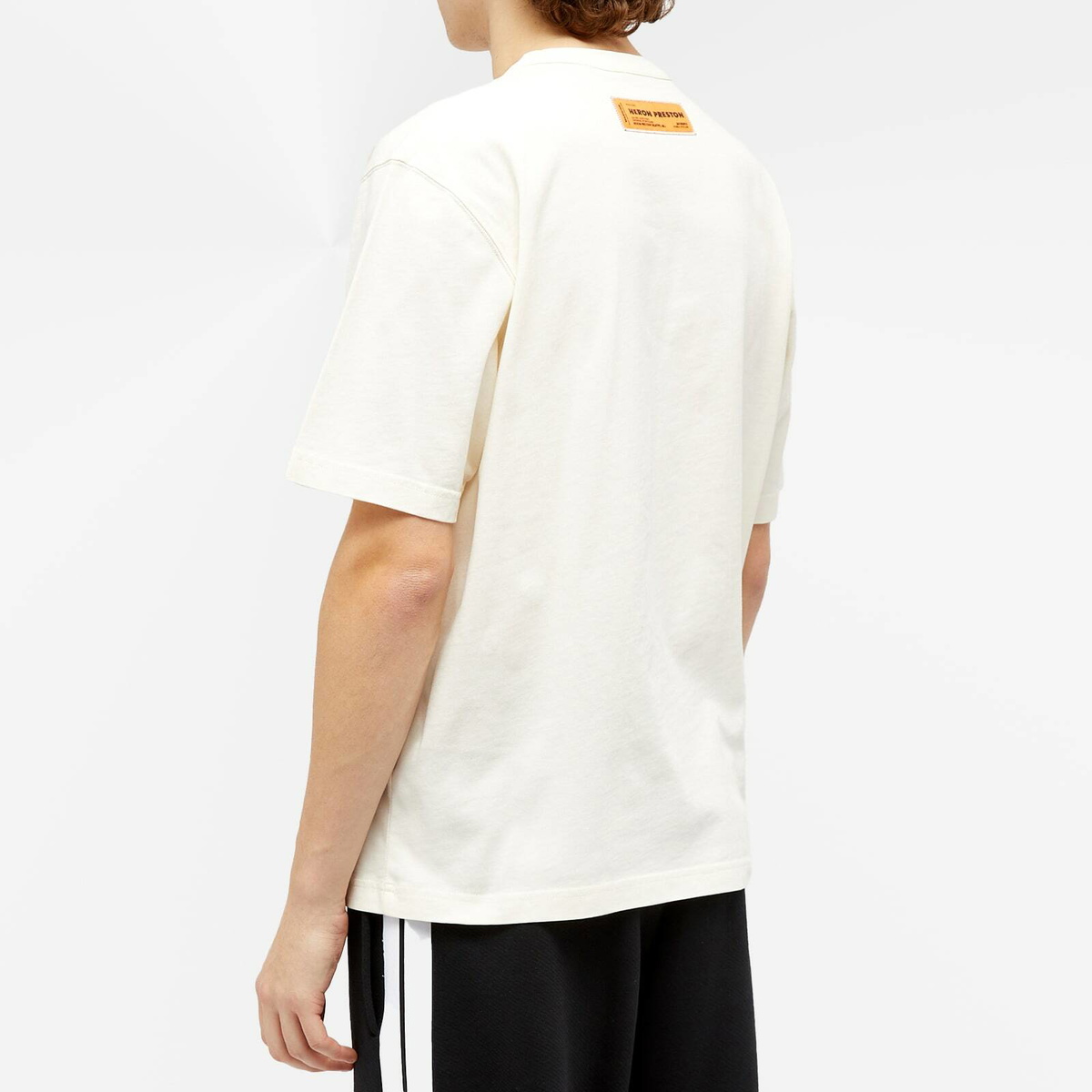 Heron Preston Men's Heron Bird Painted T-Shirt in Ivory