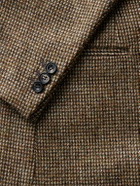 J. Mueser - Waverly Herringbone Virgin Wool-Tweed Blazer - Brown