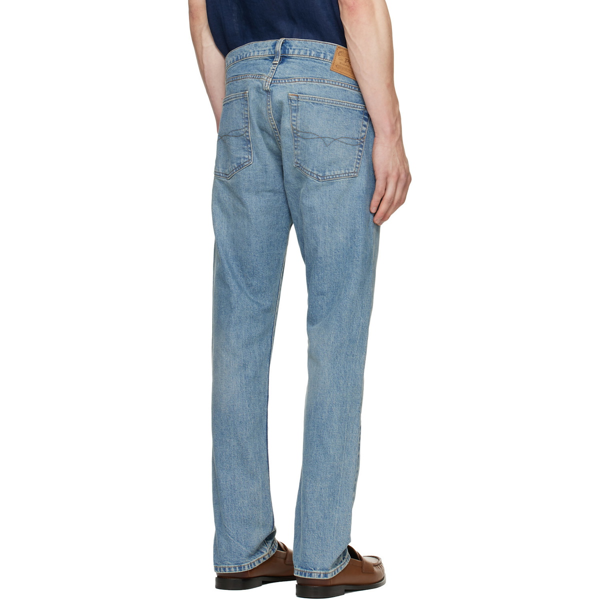 Polo Ralph Lauren Blue Varick Slim Straight Stretch Jean