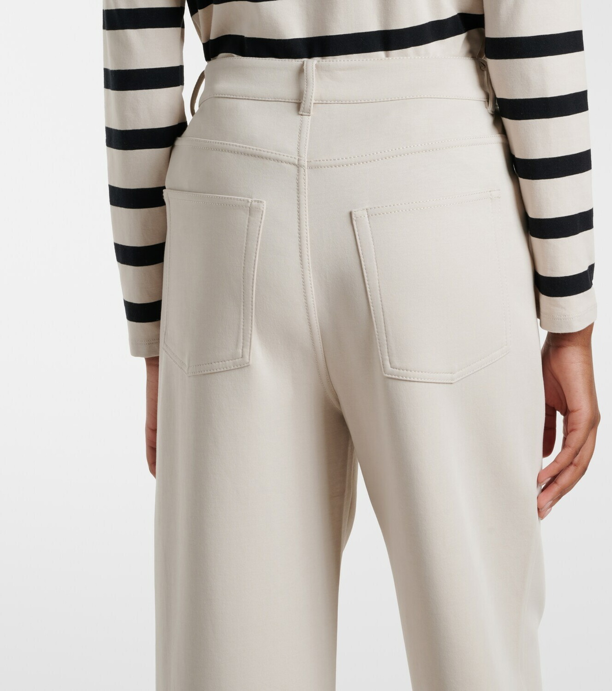 'S Max Mara Brioso cotton-blend wide-leg pants