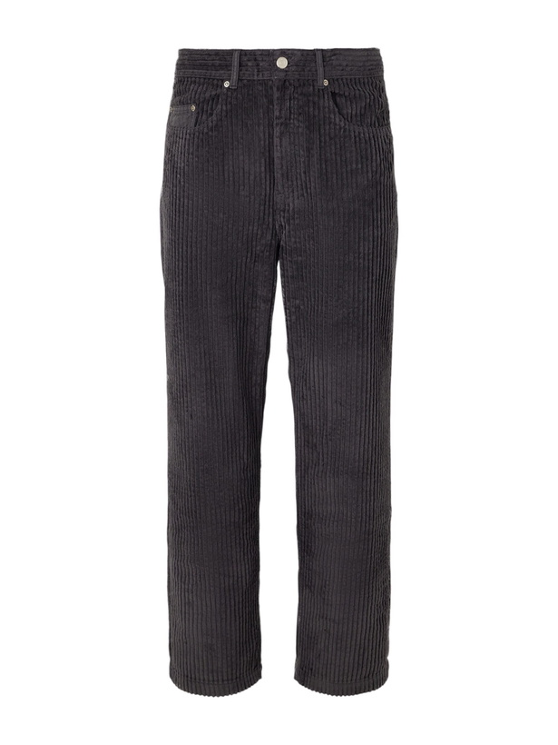 Photo: mfpen - Generation Straight-Leg Cotton-Corduroy Trousers - Gray