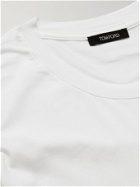 TOM FORD - Stretch Cotton and Modal-Blend T-Shirt - White