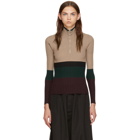 Marni Multicolor Ribbed Turtleneck