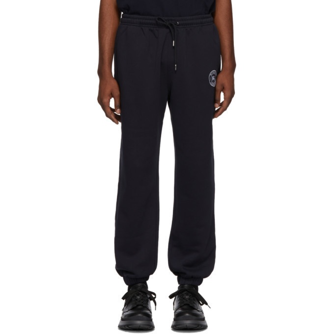 Photo: Burberry Navy Embroidered Logo Lounge Pants