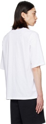 Moschino White Drawn Teddy Bear T-Shirt