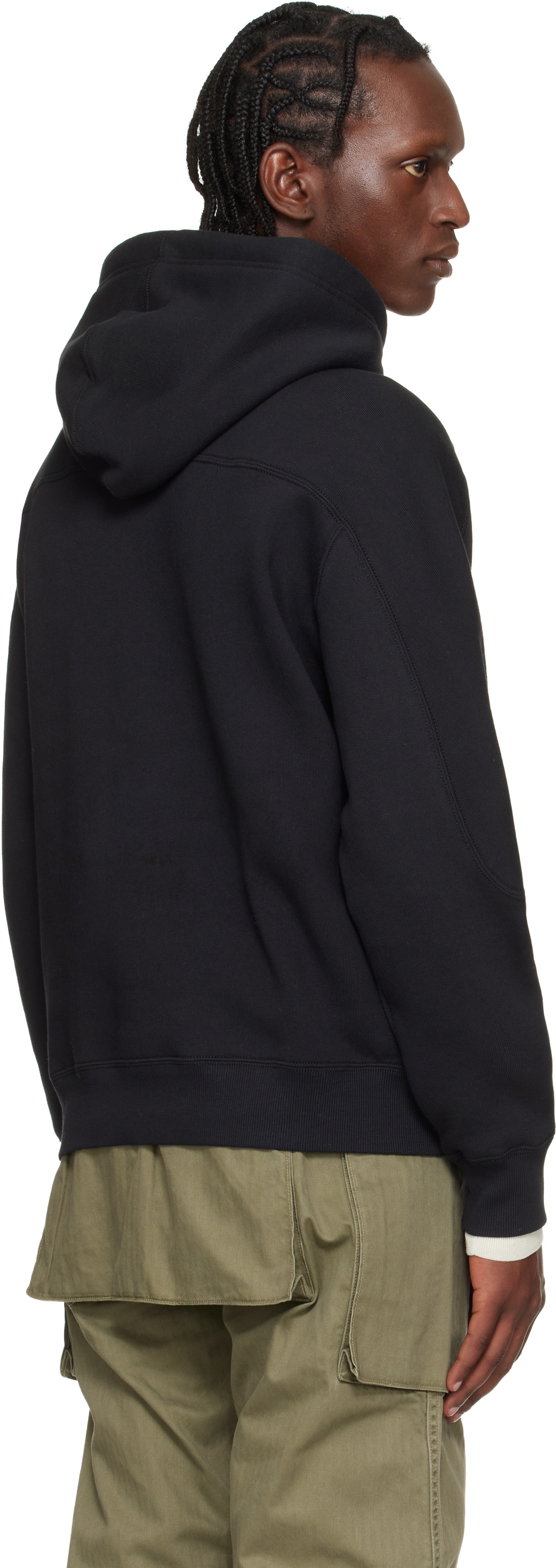 Parajumpers Black Elijah Fleece Hoodie