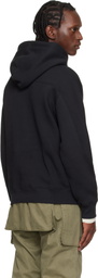 Parajumpers Black Elijah Fleece Hoodie