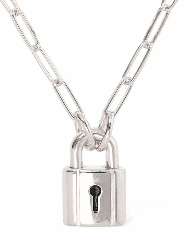 Photo: DODO Silver Lock Chain Necklace