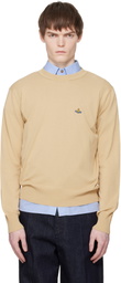 Vivienne Westwood Beige Alex Round Neck Sweater