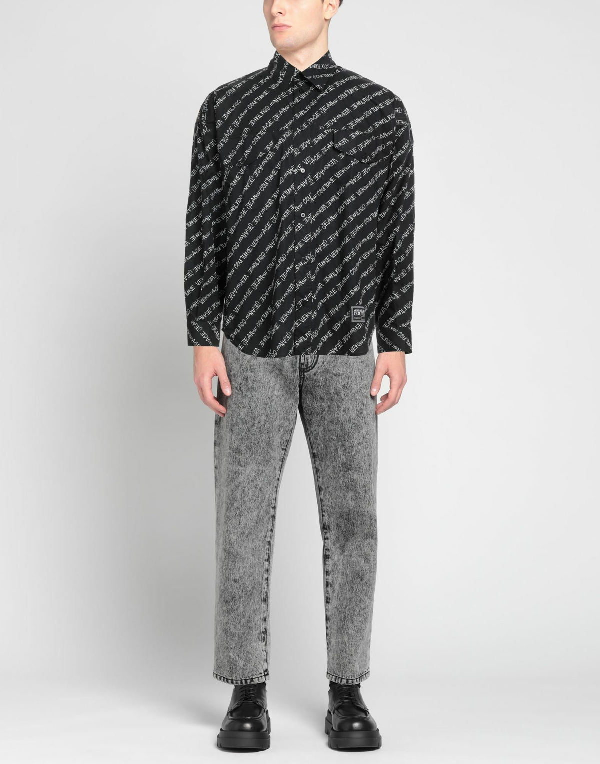 Versace Jeans Couture Mens Shirt in Black