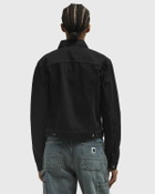 032c DOWN TO EARTH BOXY DENIM JACKET Black Women